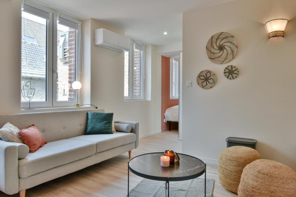 Residence Jean Hardy - Hyper Centre, Parking Gratuit, Wifi, Clim, Gare Valenciennes Exteriör bild